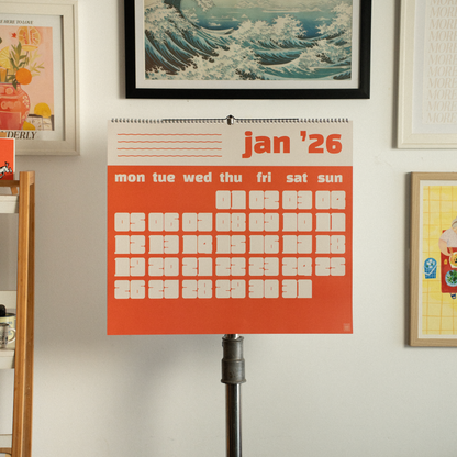 Chunky Days Calendar