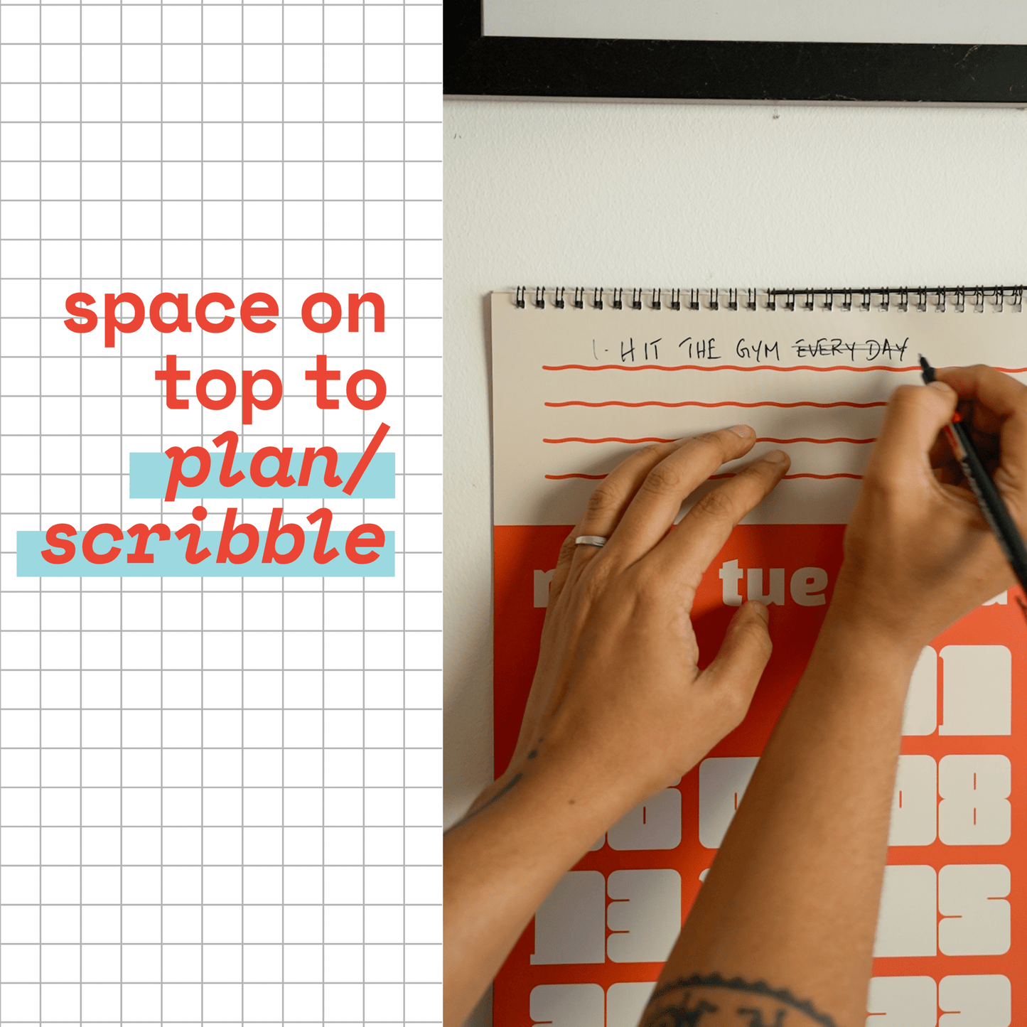 Chunky Days Calendar